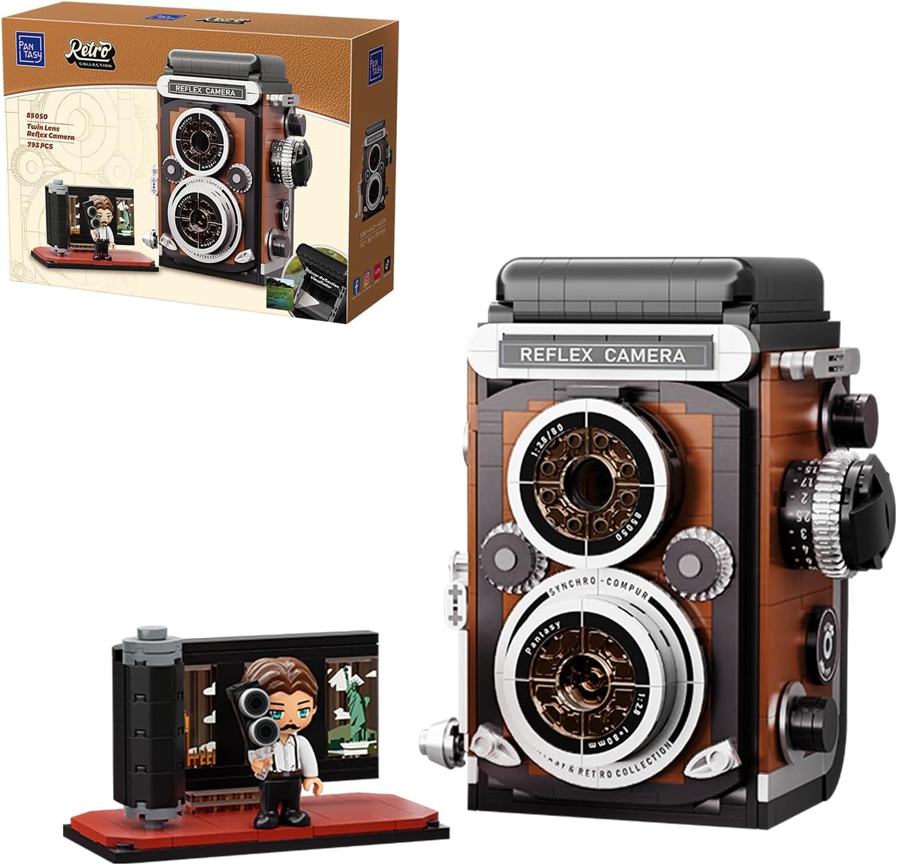 Klassische Twin-Lens-Reflex Kamera