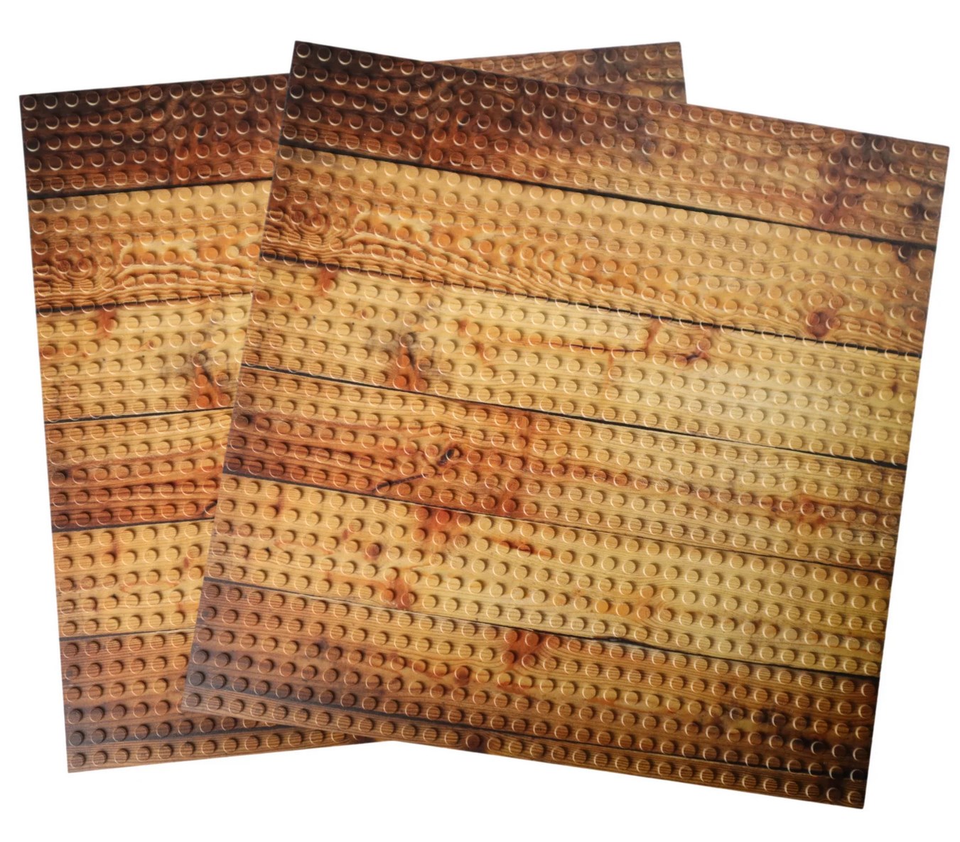 Bedruckte Baseplate: Holzboden 32x32 (Doppelpack)